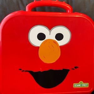SESAME STREET: Elmo’s ABC’s Alphabet Travel Case (no letters); Hasbro Playskool